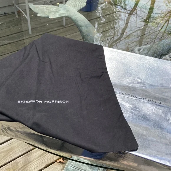 Black Suede OTK Heeled Boots - Picture 8 of 14